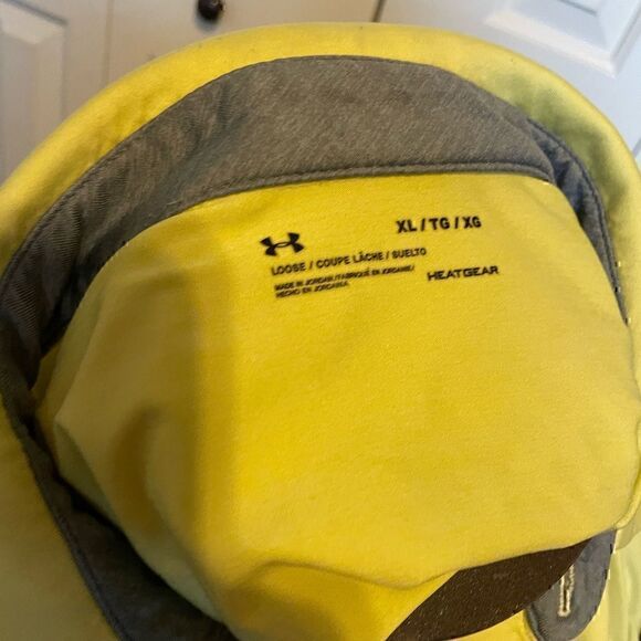 Under Armour Mens HeatGear Yellow Short Sleeve Polo - Picture 5 of 5